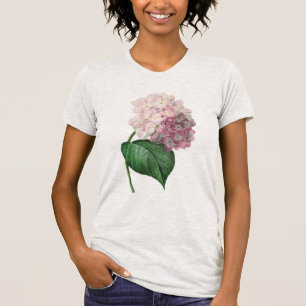 T-shirt à fleurs d'Hydrangea Style Vintage