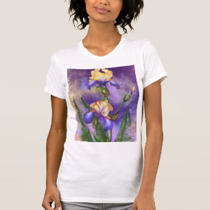 T-shirt à fleurs d'Irises