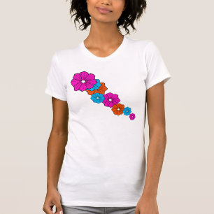 T-shirt à fleurs tropicales