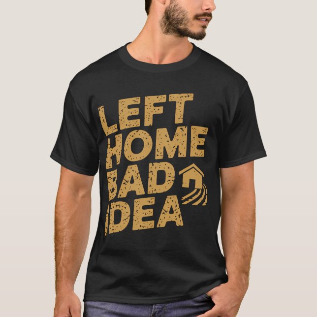 T-shirt A gauche, mauvaise idée (Devant)