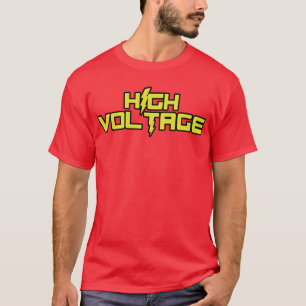 T-shirt à haute tension (rouge)