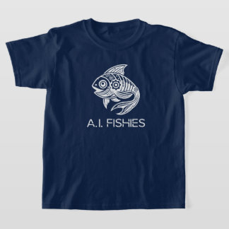 T-shirt A.I. Fishies Chemise blanche design