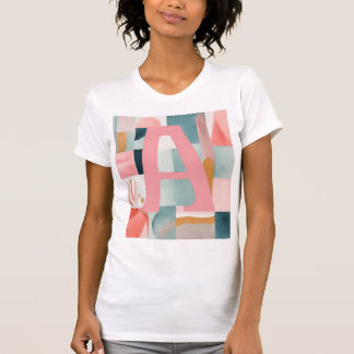 T-shirt A in Pink AI art