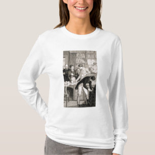 T-shirt À la banque, c.1800 (gravure)