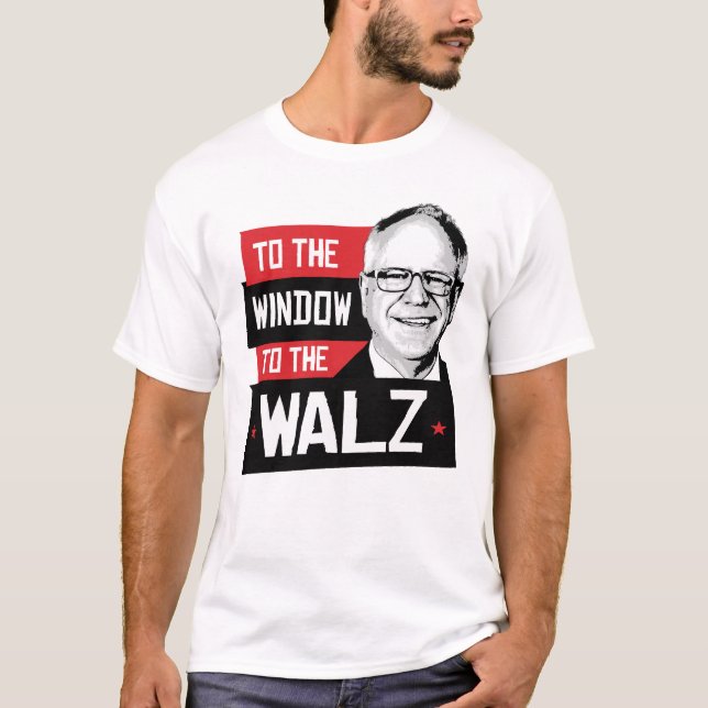 T-shirt À la fenêtre du walz (Devant)