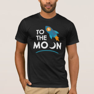 T-shirt À la lune Cryptocurrency