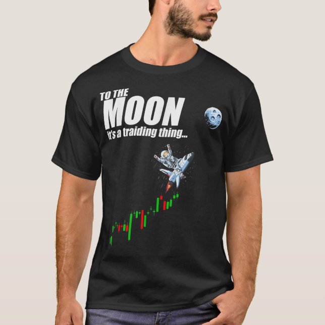 T-shirt À la Lune Dogelon Mars C'est un commerce, El (Devant)