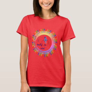 T-shirt à la mode pour la réflexion