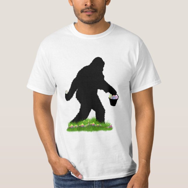 T-shirt À la recherche de Squatch pour Pâques (Devant)