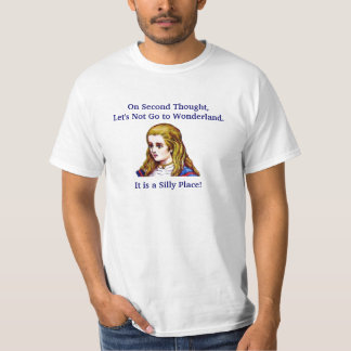 T-shirt À la réflexion, ne partons pas au pays des