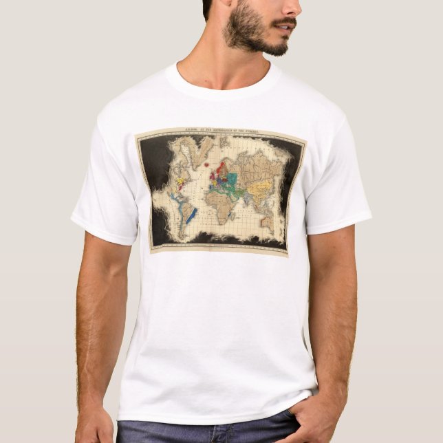 T-shirt À la restauration De l'ANNONCE 1660 de Stuarts (Devant)