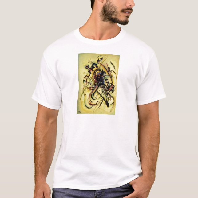 T-shirt À la voix inconnue de Kandinsky (Devant)