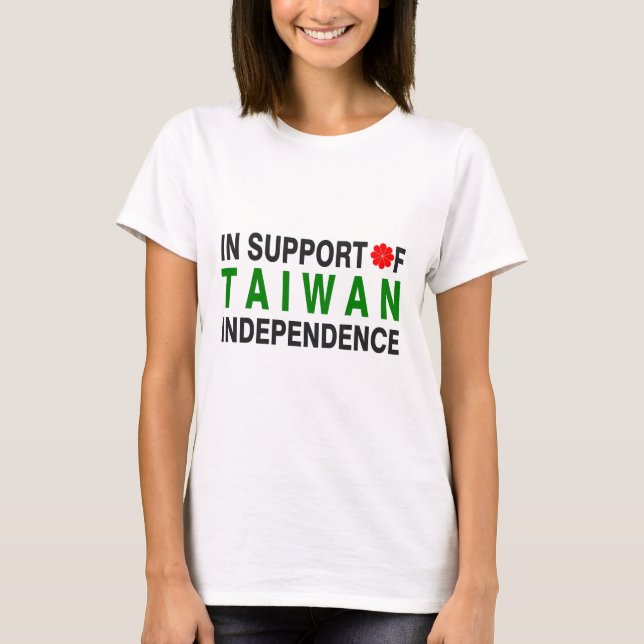 T-shirt À l'appui de l'indépendance de Taïwan (Devant)