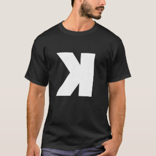 T-shirt À L'Arrière K Strikeout Baseball Softball Pitcher