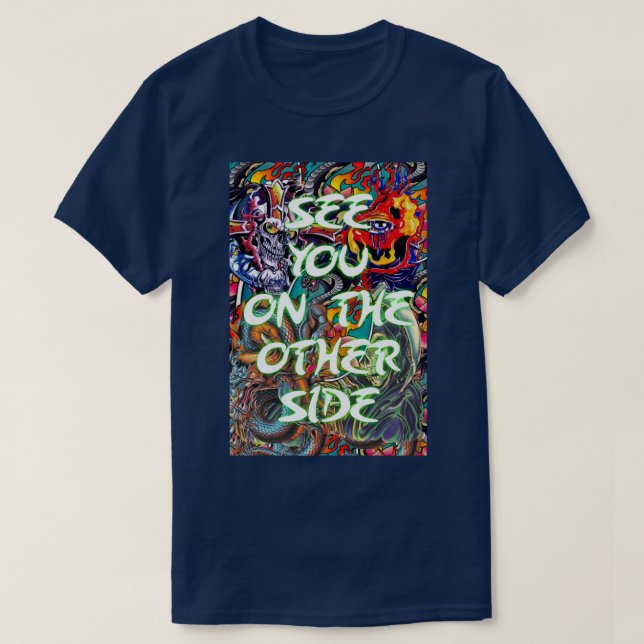 T-shirt À l'autre côté 1 (Design devant)