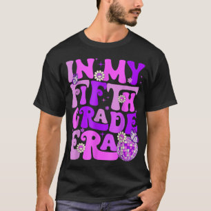 T-shirt À l'ère de ma cinquième année Retour à l'école Rét