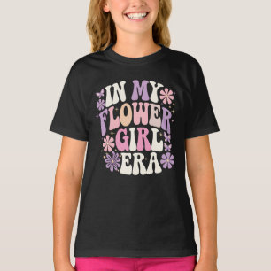 T-shirt À l'ère de ma fille aux fleurs Rétro Groovy Fleur