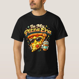 T-shirt À l'ère de ma pizza – T-Shi à l'esthétique rétro m
