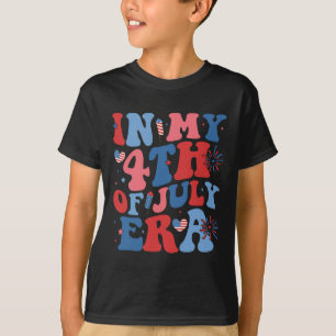 T-shirt À l'ère de mon 4 juillet drôle patriotique drapeau