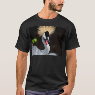 T-shirt À l'est grue couronnée par Africain