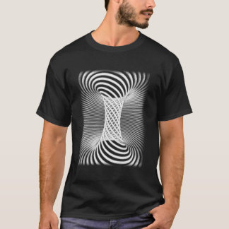 T-shirt À L'Intérieur D'Une Illusion Optique Torus