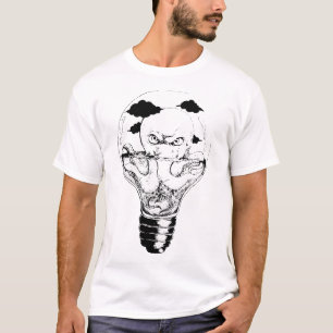 T-shirt à l'intérieur d'une lampe