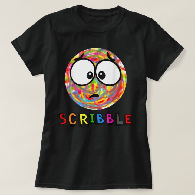 T-shirt A Little Scribble (Design devant)