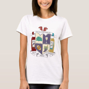 T-shirt à long feutre pour femmes