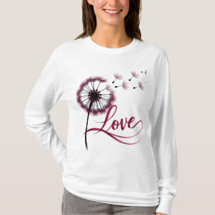 T-shirt à longue traîne, Tee florale