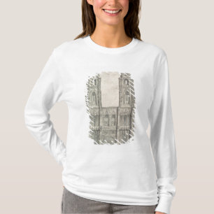 T-shirt À l'ouest avant de cathédrale de Strasbourg