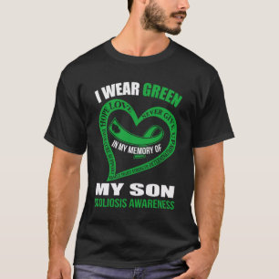 T-shirt À ma mémoire de mon fils SCOLIOSIS AVERESSEMENT