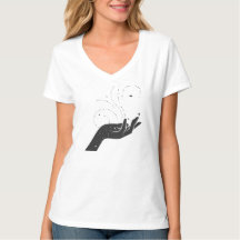 T-shirt à main mystique