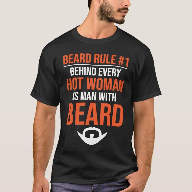 T-shirt A Man With Beard (Devant)