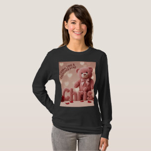T-Shirt à manches longues avec amour pour Chris Te