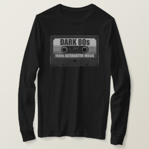 T-Shirt à manches longues avec cassette audio DARK