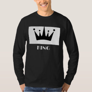 T-Shirt à manches longues avec couronne d'image de