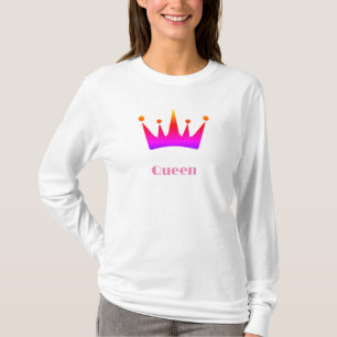 T-Shirt à manches longues avec texte personnalisé 