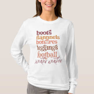 T-shirt à manches longues - Bottes Flannels Bonfir