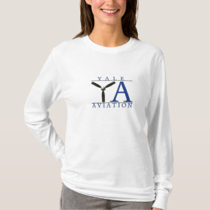T-shirt à manches longues d'aviation de Yale
