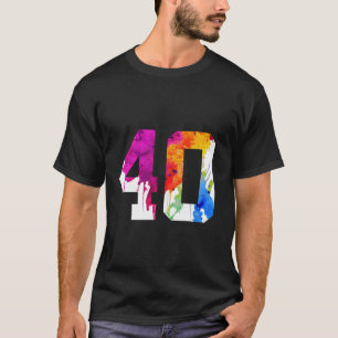 T-shirt à manches longues de 40 ans, 40e anniversa