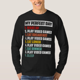T-shirt à manches longues de base de jour parfait