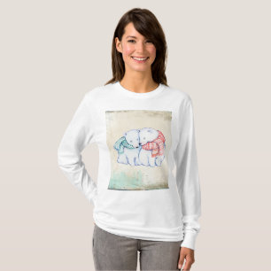 T-shirt à manches longues de base pour femmes