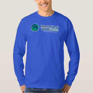 T-shirt à manches longues du logo IVH - Royal
