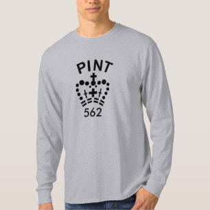 T-shirt à manches longues en pinte anglaise