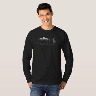 T-shirt À manches longues foncé de projet urbain de coyote