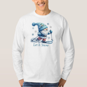 T-shirt à manches longues Let It Snow
