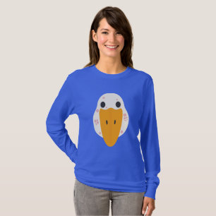 T-Shirt à manches longues Oie avec boutons