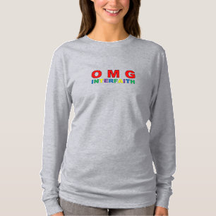 T-shirt à manches longues OMG pour femmes