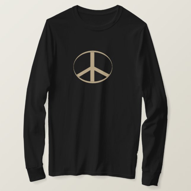 T-Shirt à manches longues Peace Sign (Design devant)