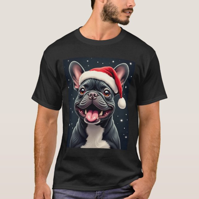 T-Shirt à manches longues pour chien de taureau fr (Devant)